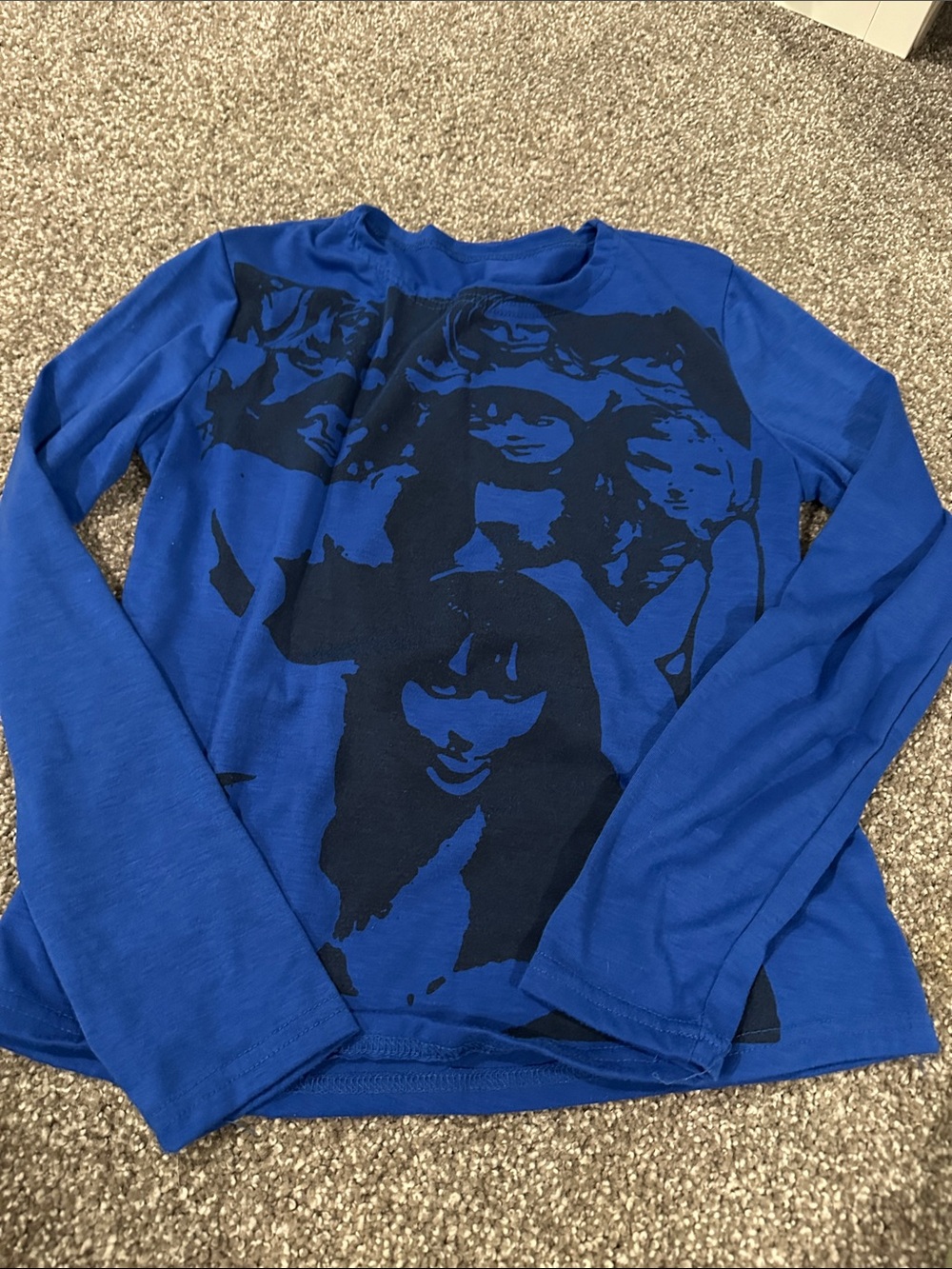 Graphic Blue Long-Sleeve Tee